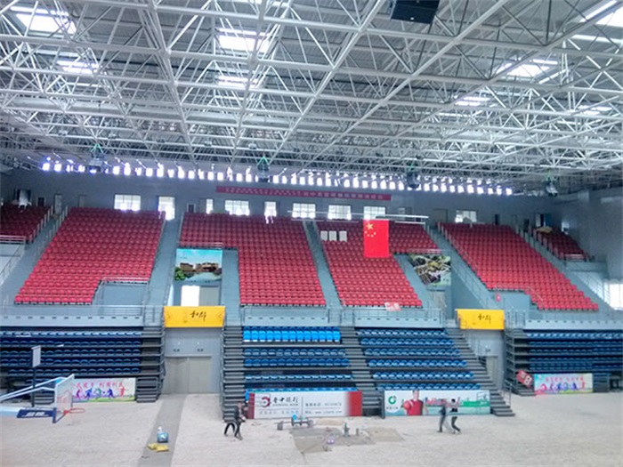 甘肃电厂体育馆网架加工